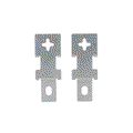Reinforcement for coupled enclosures, 80 mm x 80 mm x 250 mm