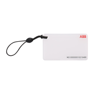 Nr.5 rfid con logo ABB per Terra AC wallbox