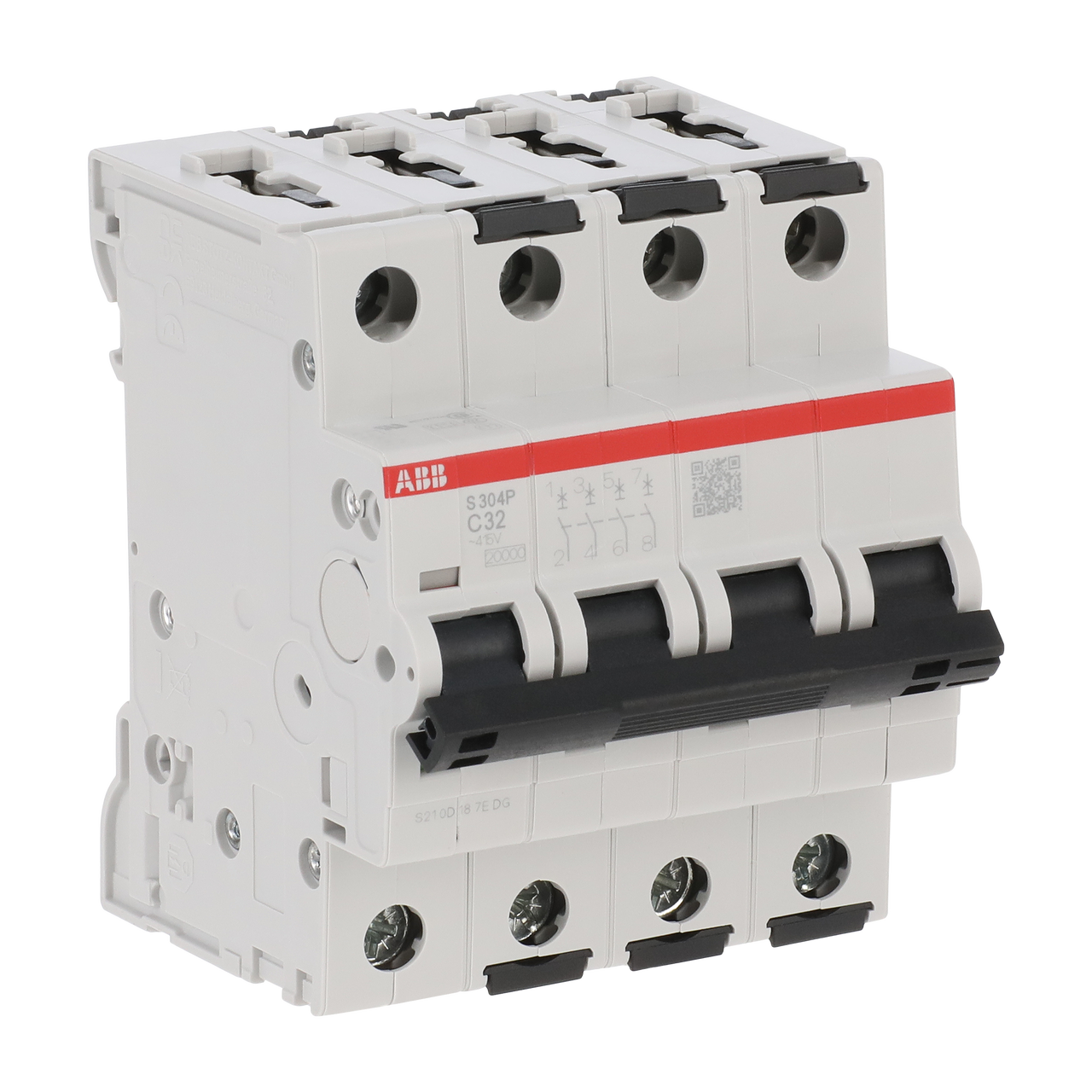 Miniature Circuit Breaker - S300P - 4P - 32 A - C - (AC) 20 kA – Immagine 2 di 3