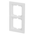Cover frame 2-gang studio white - Busch-axcent