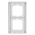 Cover frame 2-gang studio white - Busch-axcent