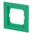 Cover frame 1-gang green - Busch-axcent
