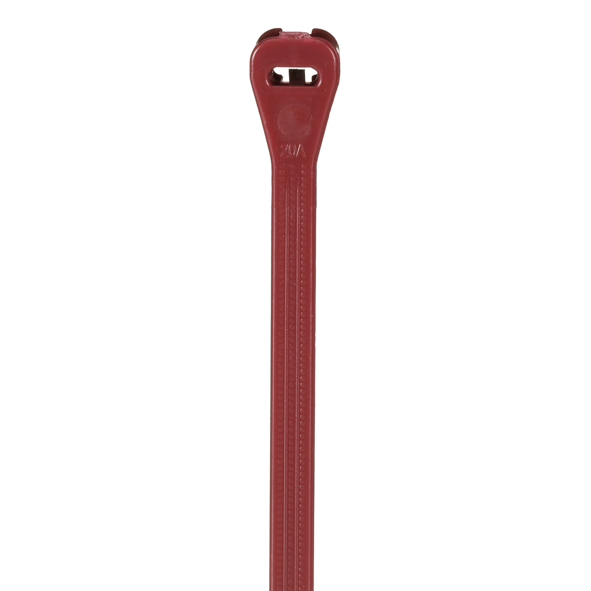 CABLE TIE 50LB 7IN MAROON ECTFE
