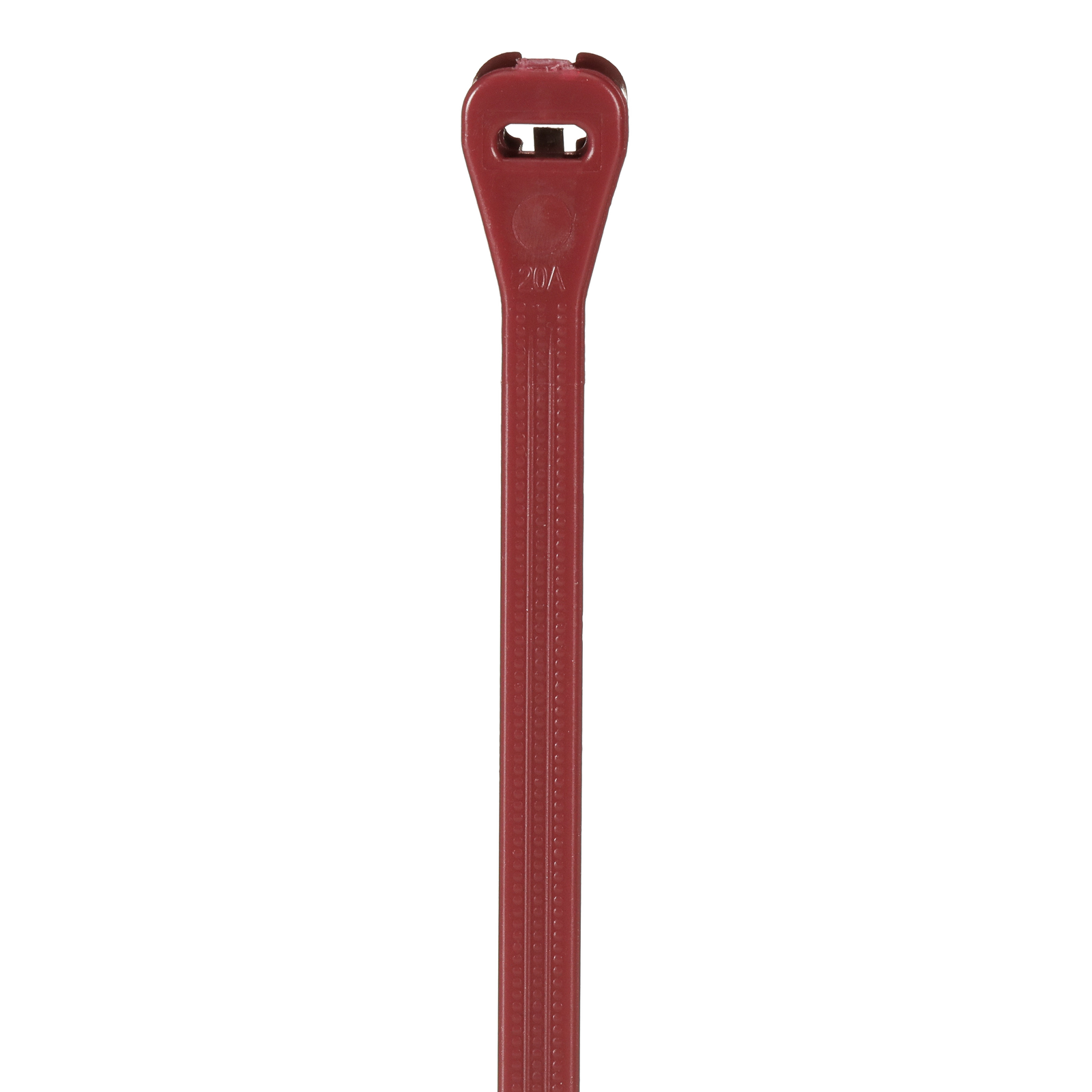 CABLE TIE 50LB 7IN MAROON ECTFE