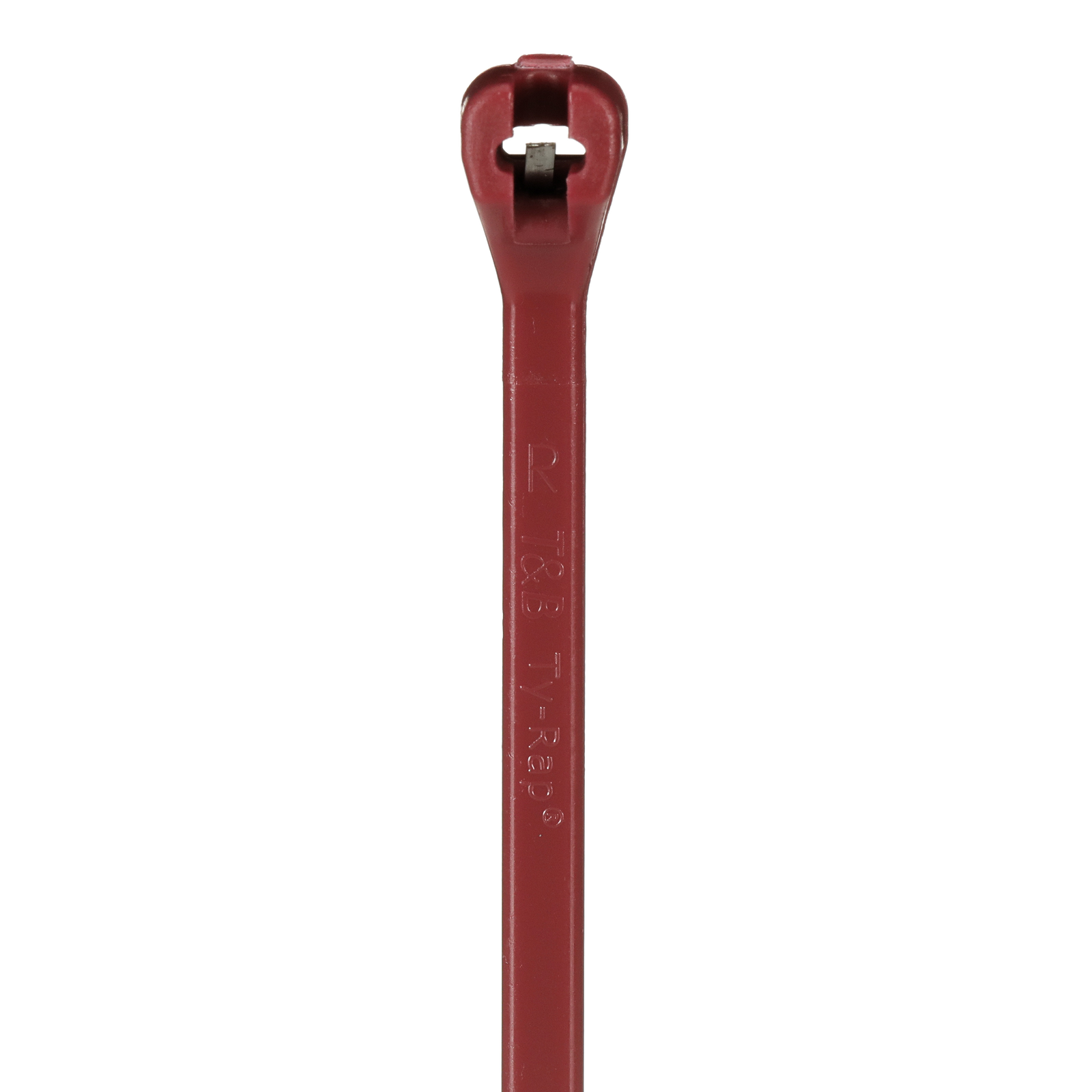 CBL TIE 18LB 4IN MAROON ECTFE