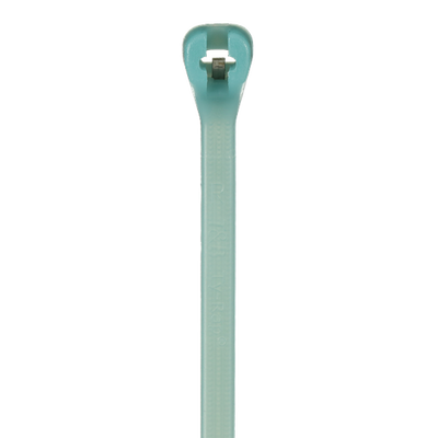 CABLE TIE 50LB 7IN AQUAMARINE ETFE