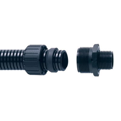 90D PA66 FITTING M16 10MM-BL