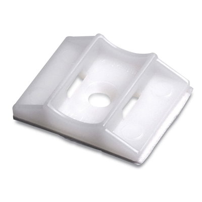 CABLE CLAMP WHT PLAIN EDGE 1.3 DIA