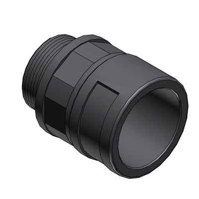 COND FTNG STR M16 NW10 IP68 CSA GRY