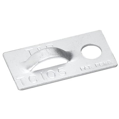 MTG PLATE AL 1X.5IN No10 SCREW
