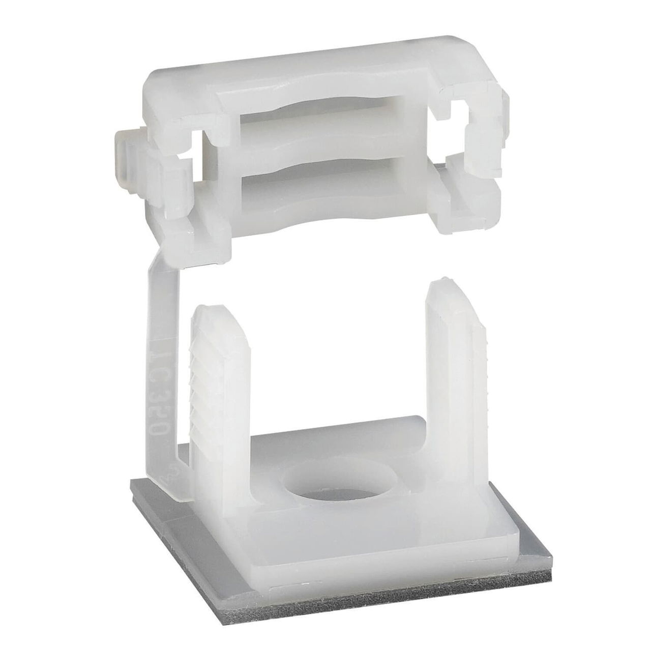 BASE CON CLIP ADES/VITE 25X25 NAT 100PZ