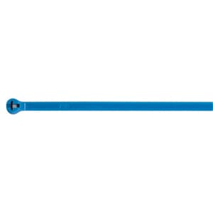 CABLE TIE 18LB 8IN BLUE NYLON