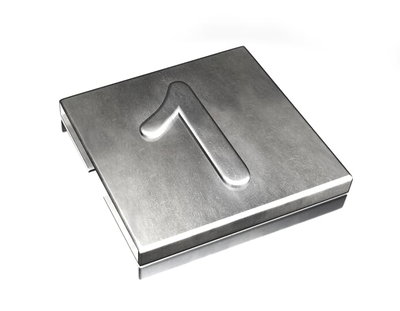 TY-MET CIFRA '1' SS316 100pz