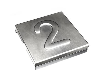 TY-MET CIFRA '2' SS316 100pz
