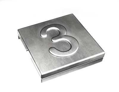 TY-MET CIFRA '3' SS316 100pz