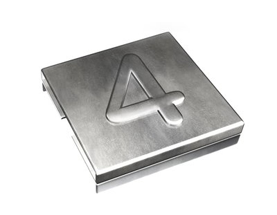 TY-MET CIFRA '4' SS316 100pz