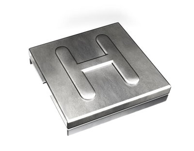 TY-MET LETTERA 'H' SS316 100pz