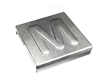TY-MET LETTERA 'M' SS316 100pz