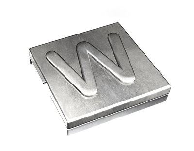 TY-MET LETTERA 'W' SS316 100pz
