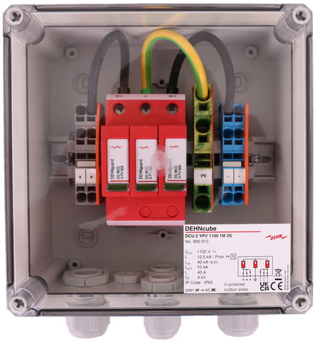 GAK im Gehäuse IP65 f. PV-Anl. 1MPPT und 2 Strings b. 1100V DC