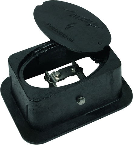 Cassetta sotto intonaco con morsetto di sez. 300x220x120mm in ghisa per Td 7-10/ Pt 40mm
