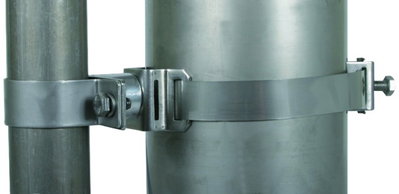 Collare di fissaggio per tubi d 50mm per  antenne settoriali DS 30mm D 90-300mm