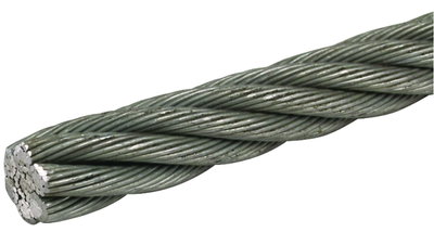 Conduttore cordato 10mm 42mm² Fe/gal Zn (fili 114x0,65mm) lunghezza 100m +/-5%