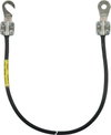 Cavo di messa a terra 10mm²/L 0,5m nero con cad. 1 capocorda (C)M8 e (B)M8/10