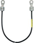 Cavo di messa a terra 16mm²/L 0,3m nero con 2 capicorda (D) chiusi M10