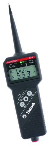 Apparecchio per la prova della continuità EP 4 con display LCD 0,01 Ohm...2000 Kohm