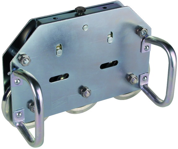 Macchina raddrizzafilo Fe/gal Zn per Td 7-10mm con 5 rulli e maniglia