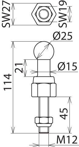PUNTO FISSO DIAMETRO 25 MM – Immagine 2 di 2