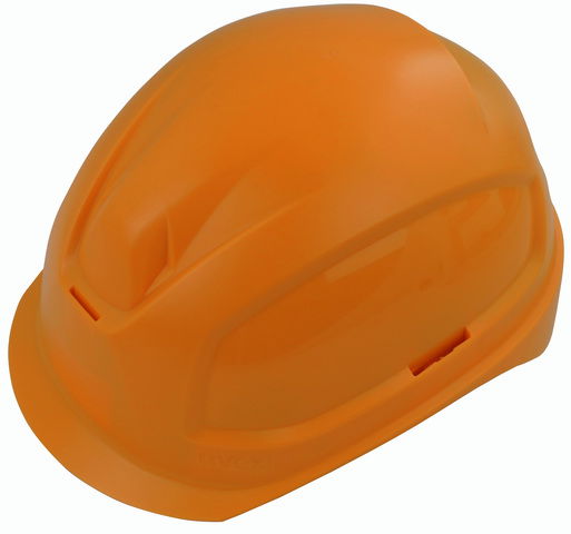 Elmetto protettivo colore arancione tagl ia 52-61 cm