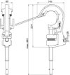 Pinza di fase D 10-65mm codolo a baionet ta capocorda PK1 16-120mm² con guida per  l'aggancio