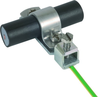 Morsetto in PA per cond. HVI Fe/tZn-INOX  D 20mm  sezione 4-95mm²