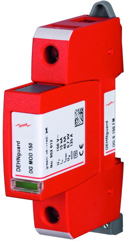 Limitatore di sovratensione Tipo 2 DEHNguard S unipolare Uc 150V AC con FM