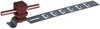 Staffa portafilo per tetti UNIsnap INOX/ P marrone H 16mm Td 8mm con staffa punzo nata L 205mm