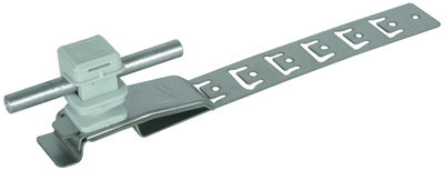 Staffa portafilo per tetti UNIsnap INOX/ P-grigia H 16mm per Td 8mm con montante L 205mm