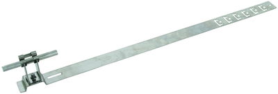 Staffa portafilo per tetti SPANNgrip INO X H 32mm Td 8mm con staffa punzonata L 4 75mm