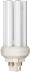 MASTER PL-T 4 Pin - Compact fluorescent lamp without integrated ballast - Potenza: 18 W - Classe di efficienza energetica (ELL): A