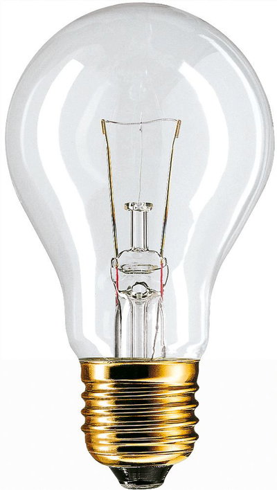 Bassa Tensione A60 - Standard-shaped incandescent lamp - Classe di efficienza energetica (ELL): D - Temperatura di colore correlata (Nom): 2700 K