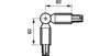 3-circuit track - Adjustable coupling piece
