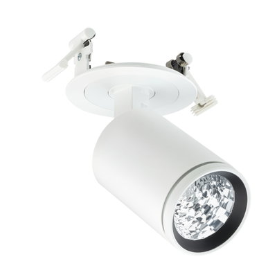 StyliD Evo Semi Recessed - 1 pc - LED Module, system flux 4900 lm - Power supply unit - Very wide beam - Colore: Bianco WH - Connessione: Connettore a