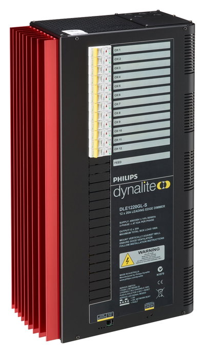 12 channel Leading Edge Dimmer Controller with a maximum load per channel of 20 A.