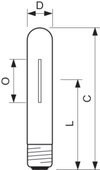 SON-T - High pressure sodium-vapour lamp - Potenza: 100.0 W - Classe di efficienza energetica (ELL): A+