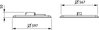 SlimBlend recessed mod. 600 - 830 bianco caldo - Power supply unit with DALI interface - Connettore a pressione ed estrazione a pressione