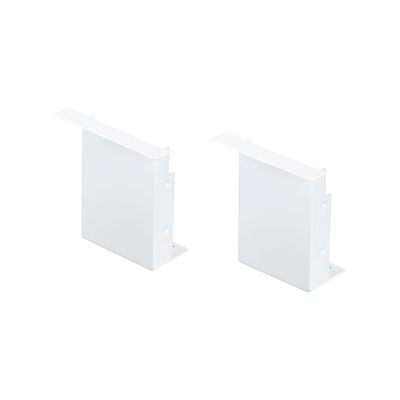 TrueLine ACC - Testata finale EP - Bianco WH - Set of 2 units - Larghezza: 42 mm - Lunghezza: 75 mm