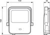 LED Module 1000 lm - 840 bianco neutro - Power supply unit - Angolo del fascio molto largo 100° - Movement detection unit