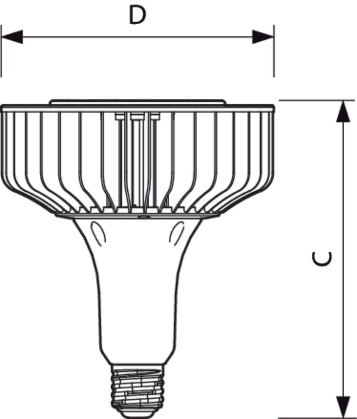 TrueForce LED Industrial and Retail (Highbay - HPI/SON/HPL) - LED-lamp/Multi-LED - Classe di efficienza energetica (ELL): A+ – Immagine 2 di 2