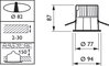 LuxSpace Accent Mini G3 - LED Module, system flux 1200 lm - 830 bianco caldo